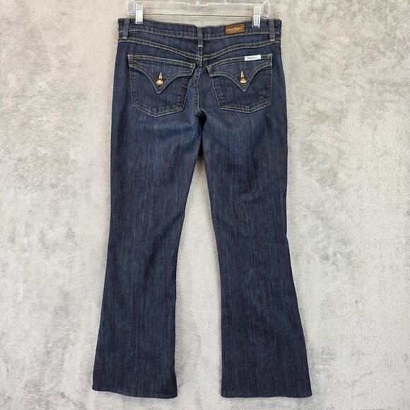 David Kahn Jeans Womens 29 Blue Bootcut Stretch Denim Made in USA Style 3782 - Picture 8 of 13